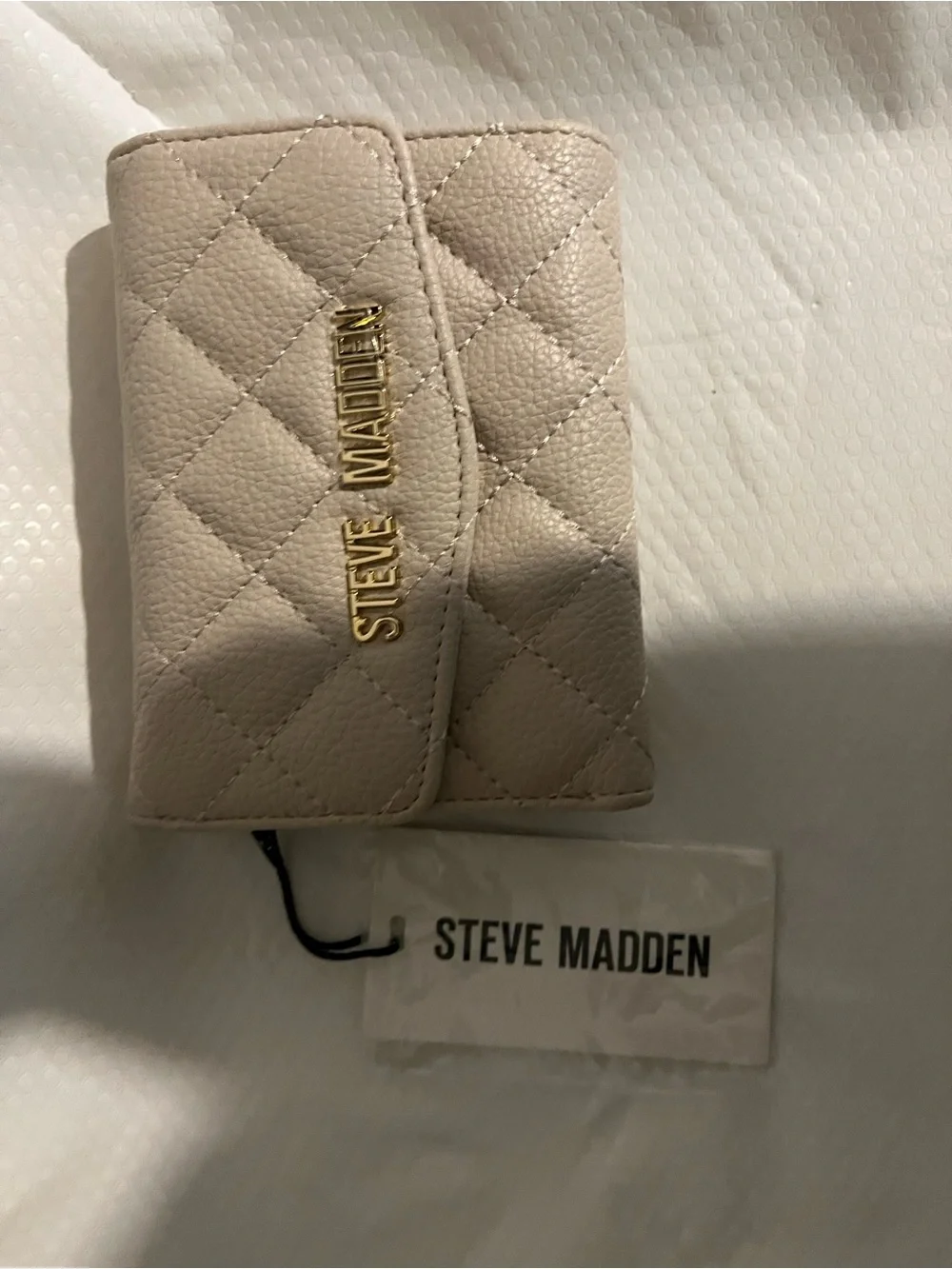 Steve Madden compact quilted